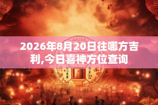 2026年8月20日往哪方吉利,今日喜神方位查询