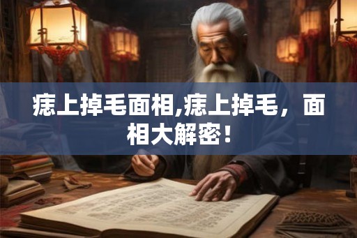 痣上掉毛面相,痣上掉毛,面相大解密! 痣上掉毛面相,痣上掉毛,面相大解密!