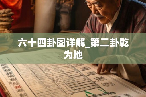 六十四卦图详解_第二卦乾为地