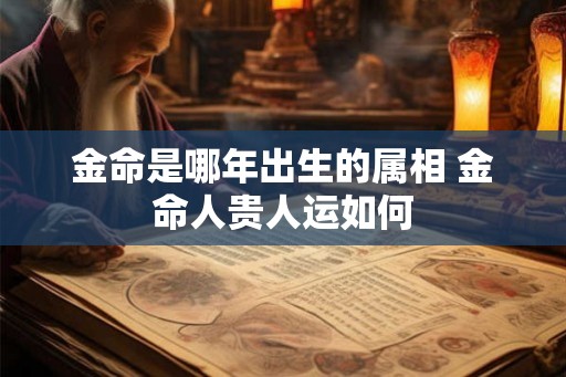 金命是哪年出生的属相 金命人贵人运如何