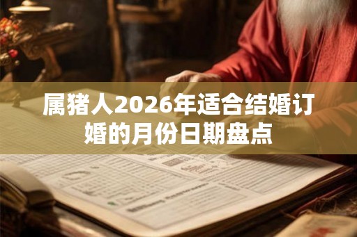 属猪人2026年适合结婚订婚的月份日期盘点 属猪人2026年适合结婚订婚的月份日期盘点