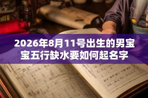 2026年8月11号出生的男宝宝五行缺水要如何起名字