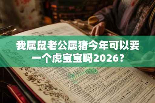 我属鼠老公属猪今年可以要一个虎宝宝吗2026？