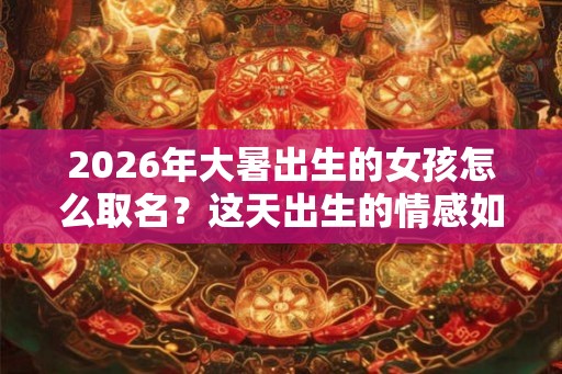 2026年大暑出生的女孩怎么取名？这天出生的情感如何？