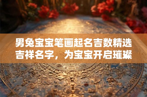 男兔宝宝笔画起名吉数精选吉祥名字，为宝宝开启璀璨人生