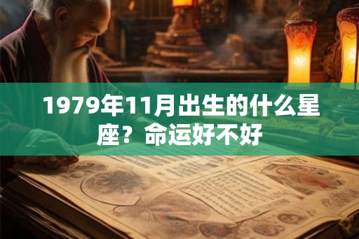 1979年11月出生的什么星座？命运好不好