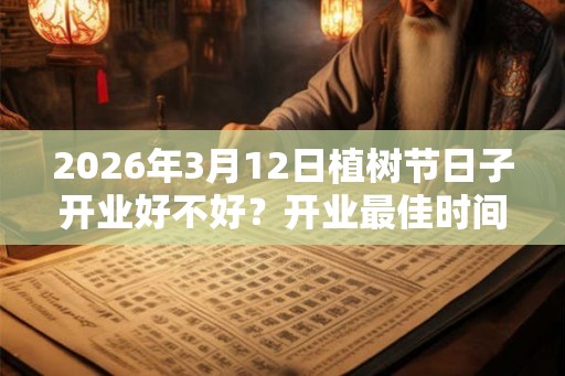 2026年3月12日植树节日子开业好不好？开业最佳时间几点？