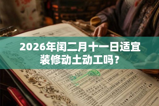 2026年闰二月十一日适宜装修动土动工吗? 2026年闰二月十一日适宜装修动土动工吗?