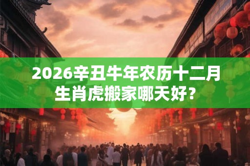 2026辛丑牛年农历十二月生肖虎搬家哪天好？