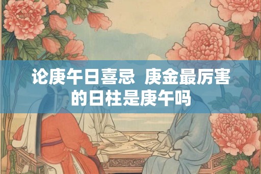 论庚午日喜忌  庚金最厉害的日柱是庚午吗