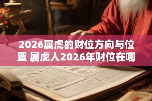 2026属虎的财位方向与位置 属虎人2026年财位在哪