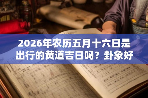 2026年农历五月十六日是出行的黄道吉日吗？卦象好不好？