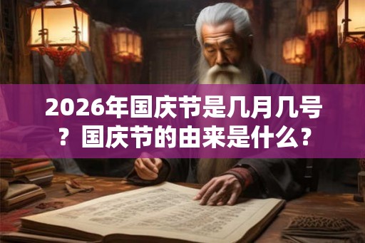 2026年国庆节是几月几号？国庆节的由来是什么？