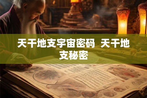 天干地支宇宙密码 天干地支秘密 天干地支宇宙密码 天干地支秘密