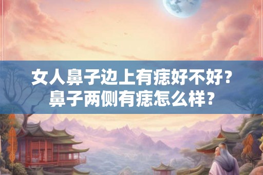 女人鼻子边上有痣好不好?鼻子两侧有痣怎么样? 女人鼻子边上有痣好不好?鼻子两侧有痣怎么样?