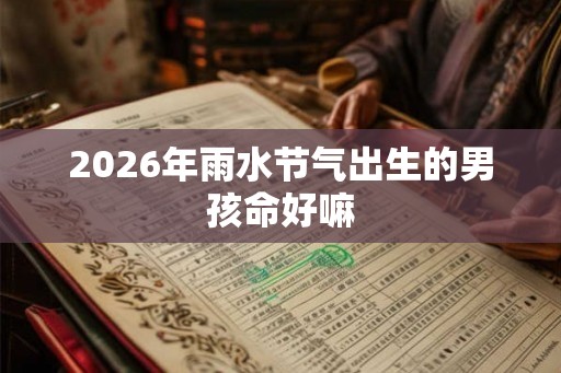 2026年雨水节气出生的男孩命好嘛