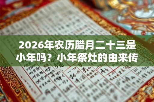 2026年农历腊月二十三是小年吗？小年祭灶的由来传说？