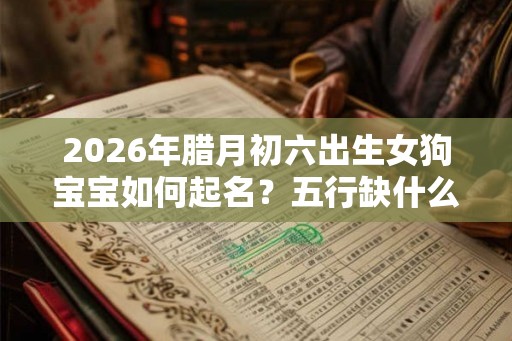 2026年腊月初六出生女狗宝宝如何起名？五行缺什么？