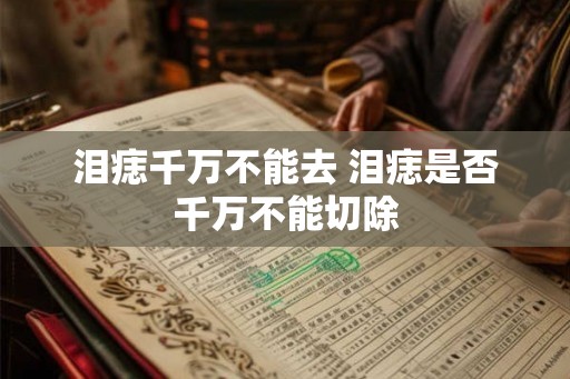 泪痣千万不能去 泪痣是否千万不能切除