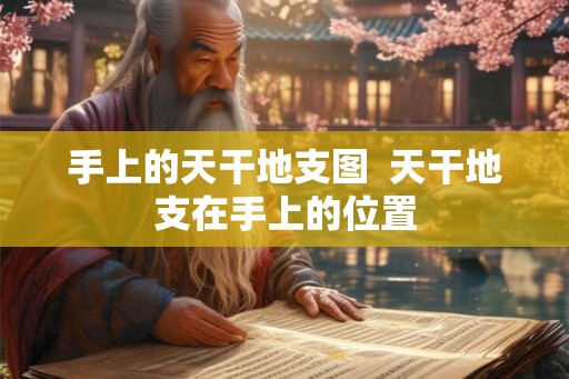手上的天干地支图  天干地支在手上的位置