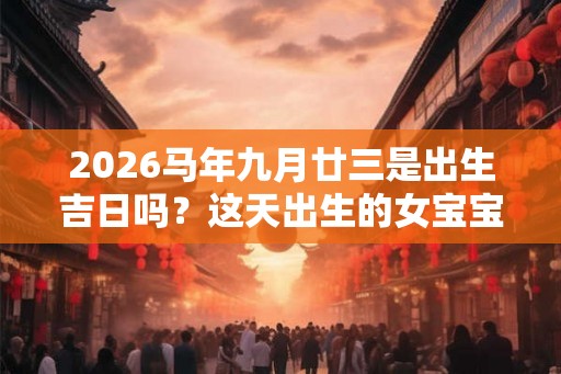 2026马年九月廿三是出生吉日吗？这天出生的女宝宝命运解析