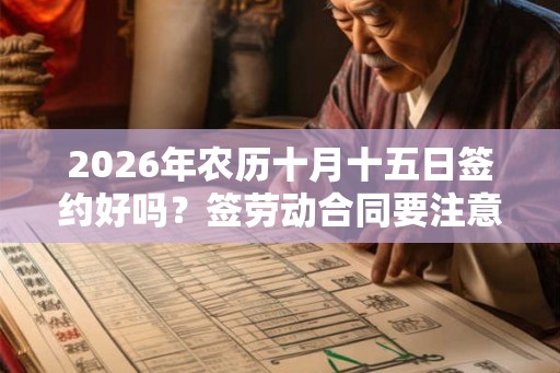 2026年农历十月十五日签约好吗？签劳动合同要注意什么？