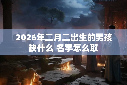 2026年二月二出生的男孩缺什么 名字怎么取