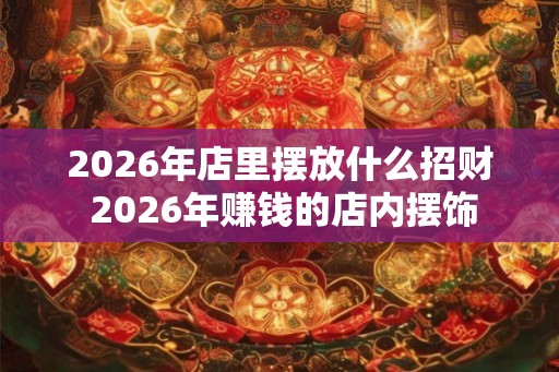 2026年店里摆放什么招财 2026年赚钱的店内摆饰