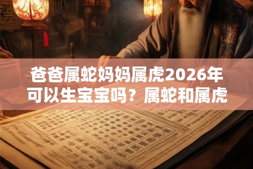 爸爸属蛇妈妈属虎2026年可以生宝宝吗?属蛇和属虎相克吗? 爸爸属蛇妈妈属虎2026年可以生宝宝吗?属蛇和属虎相克吗?