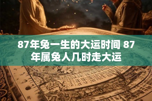 87年兔一生的大运时间 87年属兔人几时走大运 87年兔一生的大运时间 87年属兔人几时走大运