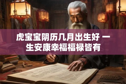 虎宝宝阴历几月出生好 一生安康幸福福禄皆有