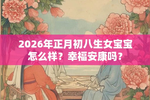 2026年正月初八生女宝宝怎么样？幸福安康吗？