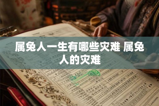 属兔人一生有哪些灾难 属兔人的灾难 属兔人一生有哪些灾难 属兔人的灾难