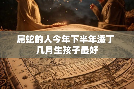属蛇的人今年下半年添丁 几月生孩子最好