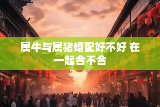 属牛与属猪婚配好不好 在一起合不合