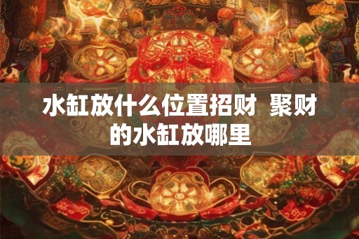 水缸放什么位置招财  聚财的水缸放哪里