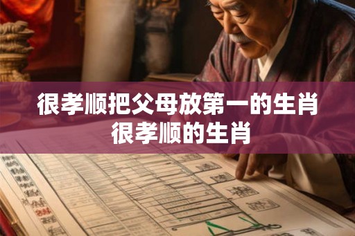 很孝顺把父母放第一的生肖 很孝顺的生肖
