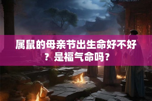 属鼠的母亲节出生命好不好？是福气命吗？