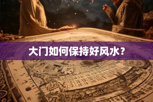 大门如何保持好风水？