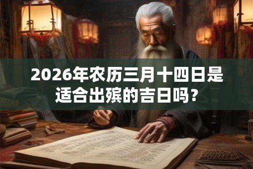 2026年农历三月十四日是适合出殡的吉日吗? 2026年农历三月十四日是适合出殡的吉日吗?