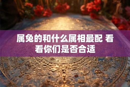 属兔的和什么属相最配 看看你们是否合适