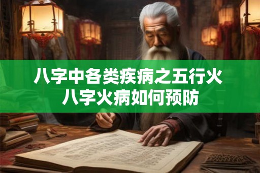 八字中各类疾病之五行火 八字火病如何预防