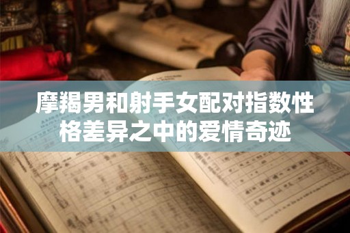 摩羯男和射手女配对指数性格差异之中的爱情奇迹 摩羯男和射手女配对指数性格差异之中的爱情奇迹