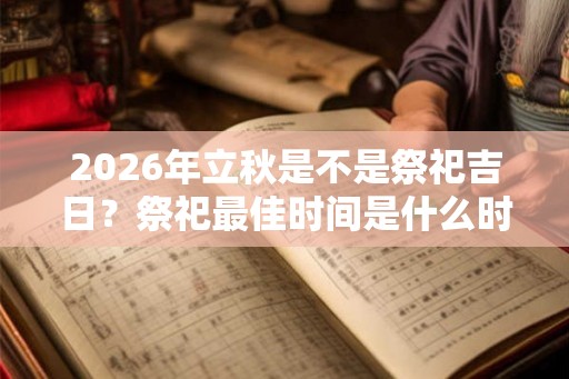 2026年立秋是不是祭祀吉日?祭祀最佳时间是什么时候? 2026年立秋是不是祭祀吉日?祭祀最佳时间是什么时候?