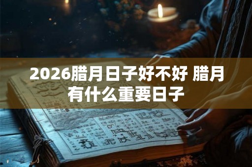 2026腊月日子好不好 腊月有什么重要日子 2026腊月日子好不好 腊月有什么重要日子