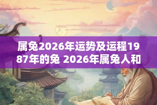 属兔2026年运势及运程1987年的兔 2026年属兔人和1987年属兔人的运势如何