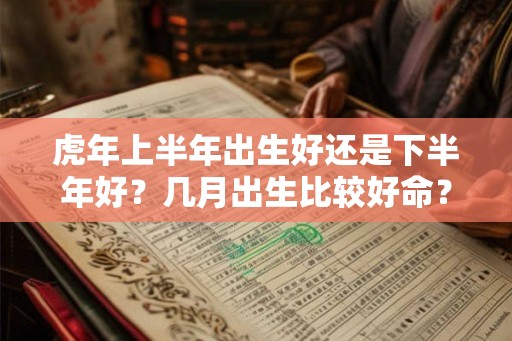 虎年上半年出生好还是下半年好?几月出生比较好命? 虎年上半年出生好还是下半年好?几月出生比较好命?