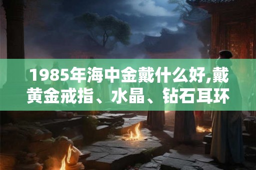 1985年海中金戴什么好,戴黄金戒指、水晶、钻石耳环财运旺