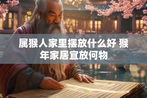 属猴人家里摆放什么好 猴年家居宜放何物