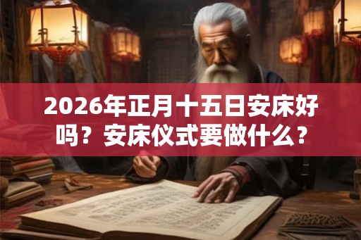 2026年正月十五日安床好吗？安床仪式要做什么？
